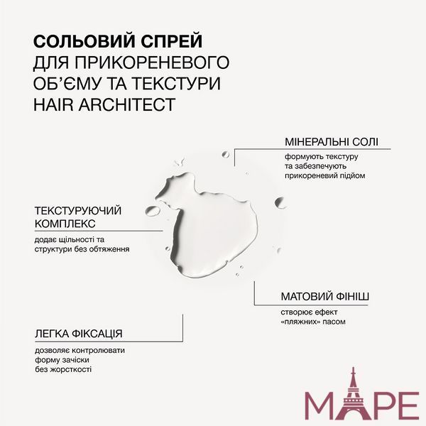 Солевой спрей для объема и текстуры волос Triology Hair Architect, 200 мл TRI-HA-SALT-200 фото