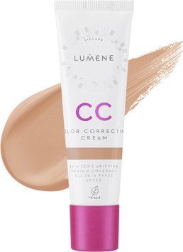 CC-крем для обличчя Lumene CC Color Correcting Cream SPF 20, 2 Medium, 30 мл EC-162 фото