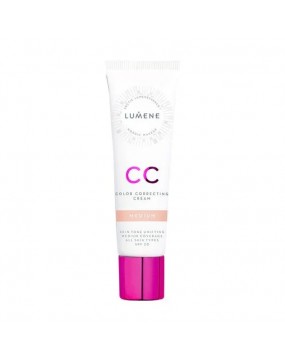           CC - крем для лица Lumene CC Color Correcting Cream SPF 20, Medium, Финляндия, 30 мл