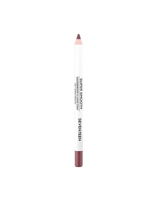 Водостойкий карандаш для губ Seventeen Supersmooth Waterproof Lipliner, 07 Light Cranberry, 1.2 г