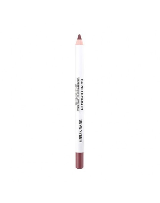 Водостойкий карандаш для губ Seventeen Supersmooth Waterproof Lipliner, 08 Cranberry, 1.2 г