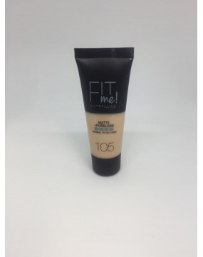 Тональный крем Maybelline New York Fit Me матирующий оттенок 105 Natural 30 мл (3600531324483)