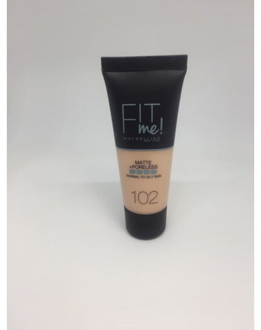 Тональный крем Maybelline New York Fit Me матирующий оттенок 102 Fair Ivory 30 мл (3600531369361)