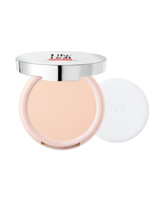 Компактная пудра для лица  Pupa Like a Doll Compact Powder SPF 15,  01  Porcelain, 10 г