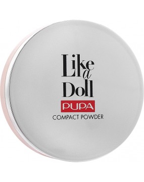 Компактная пудра для лица Pupa Like a Doll Compact Powder SPF 15, 02 Sublime Nude, 10 г