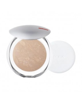 Компактная запеченная пудра для лица Pupa Luminys Silky Baked Face Powder 05 Amberlight, 9 г